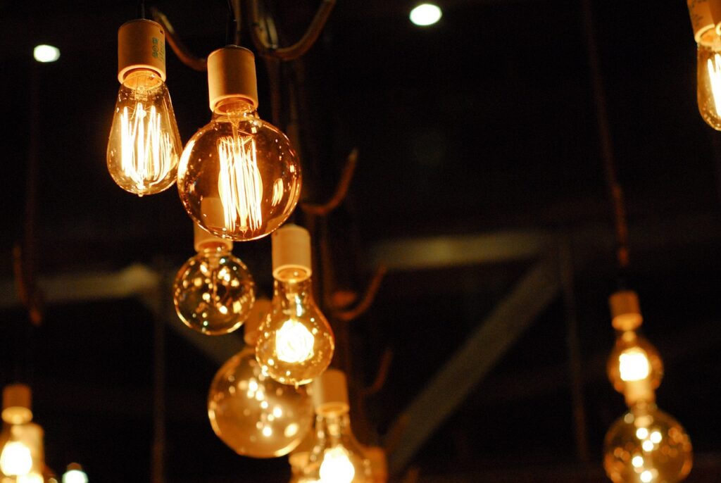 lights, bulbs, incandescent